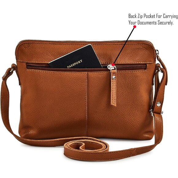 Handmade Small Crossbody Purse with Soft Nappa Leather - Perfect for Gifting - Picture 5 of 6